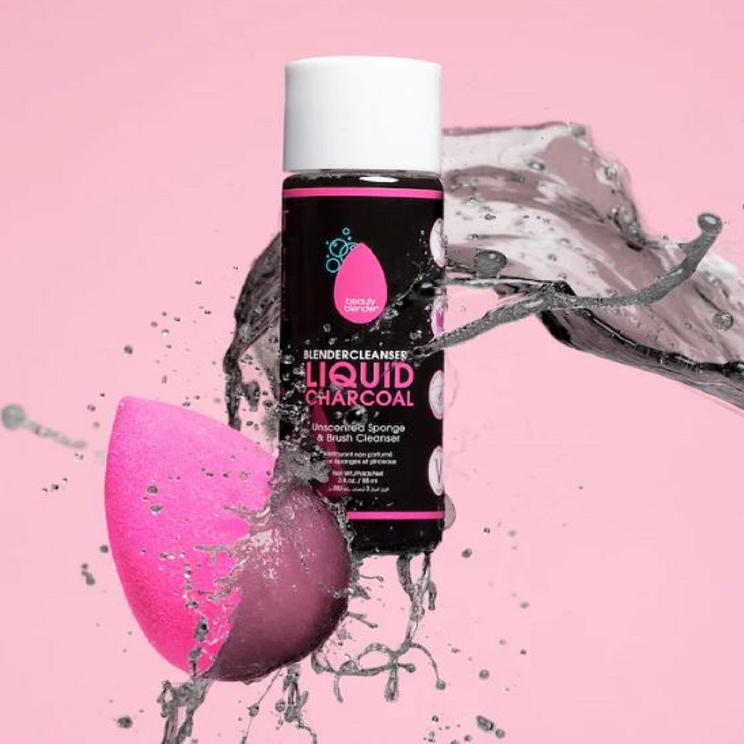 BEAUTY CLEANSER CHARCOAL (LIMPIADOR L&Iacute;QUIDO DE BROCHAS Y ESPONJAS)
